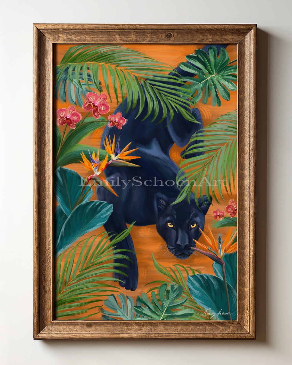 Tropical Shadow Art Print