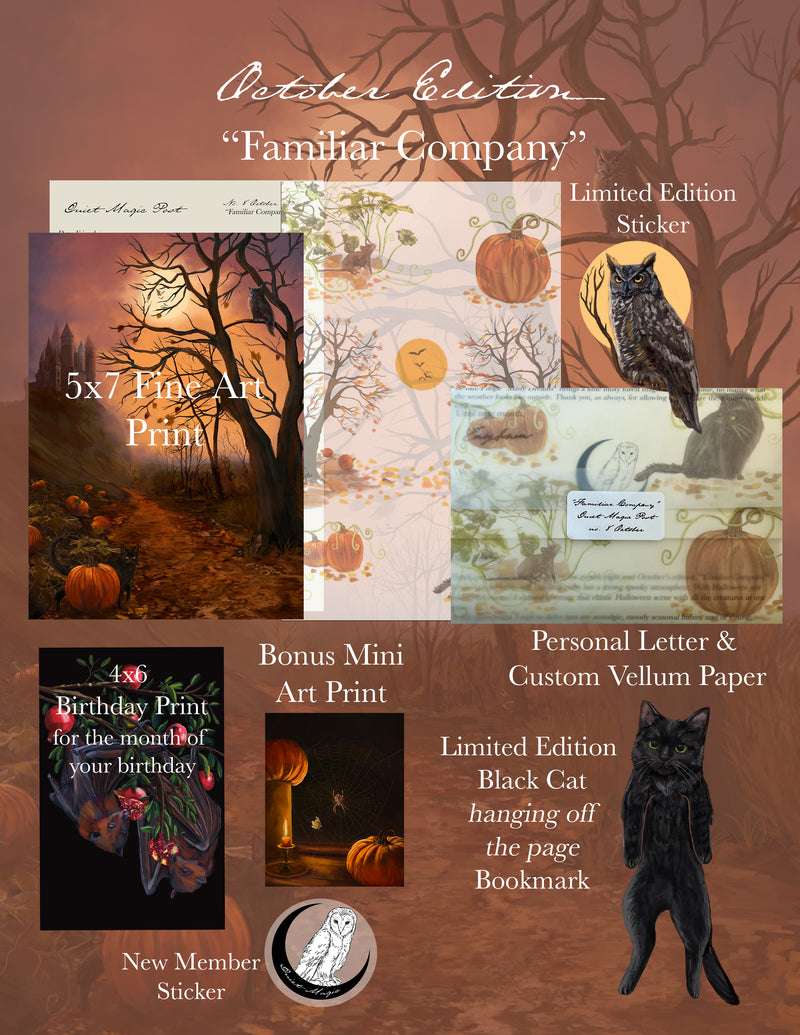 Quiet Magic Post- Monthly Mail Club