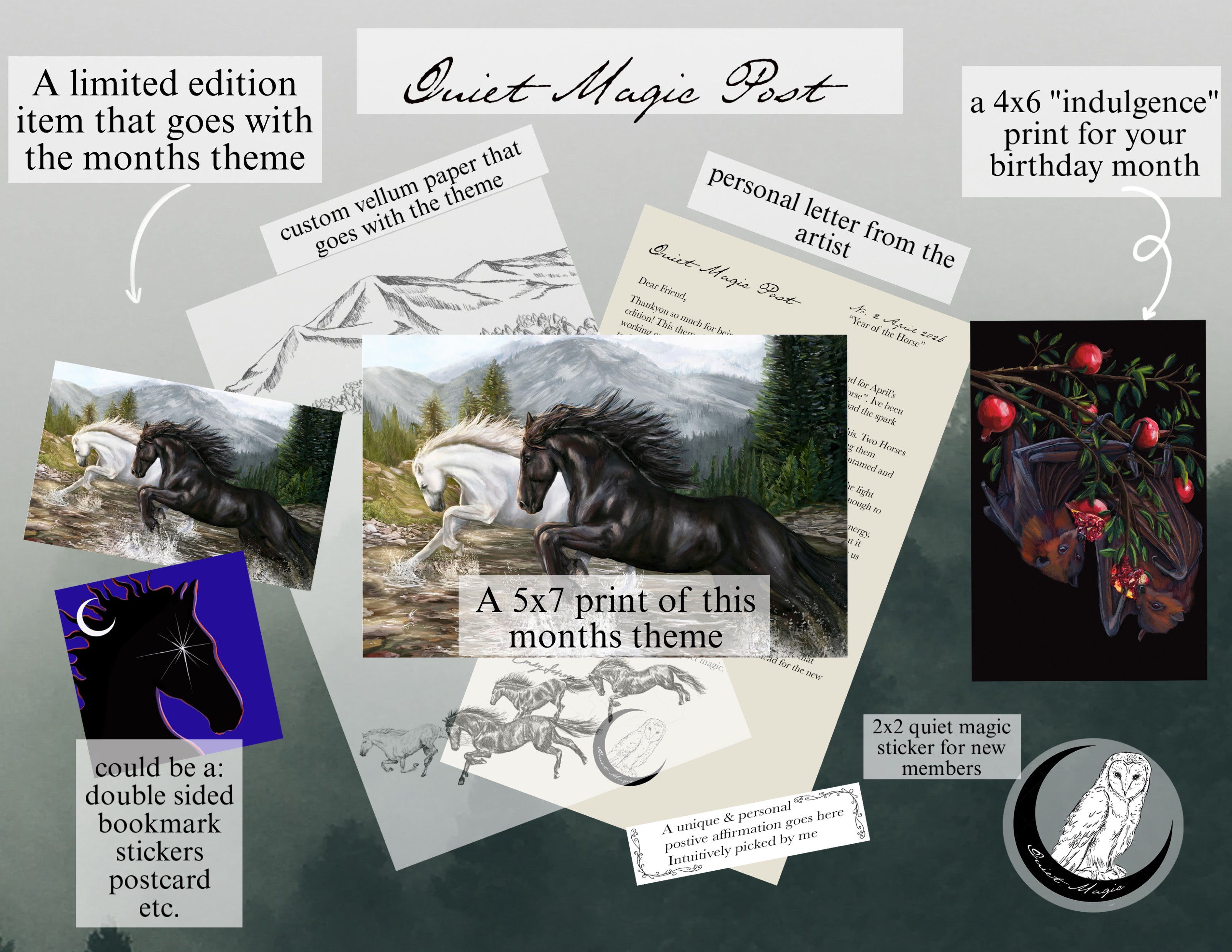 Quiet Magic Post- Monthly Mail Club