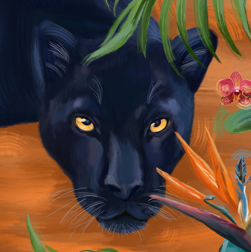 Tropical Shadow Art Print