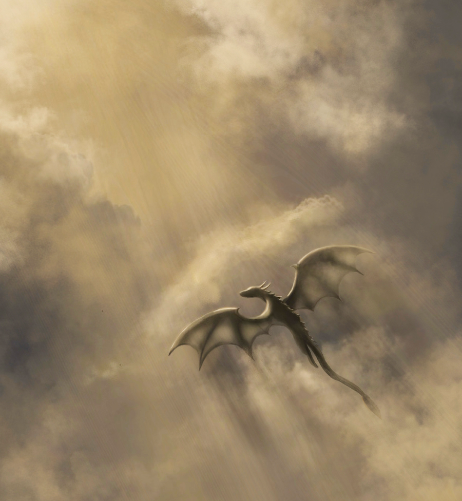 Dragons In Flight Art Print